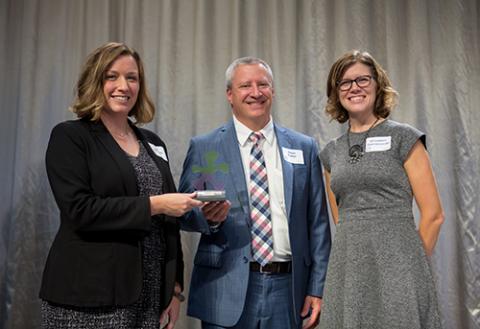  Superintendent of Catholic Schools accepting Inclusive community award