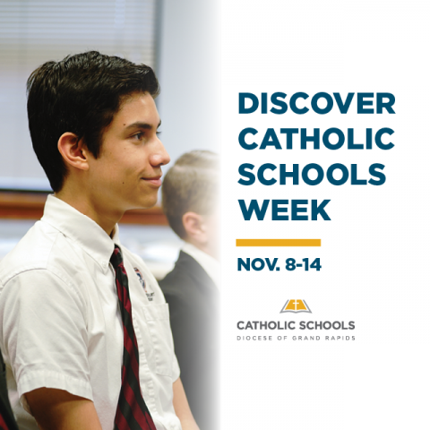 A 2019 file photo shows a student at Sacred Heart Academy.