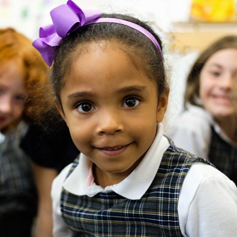 A file photo of a student at SJV.